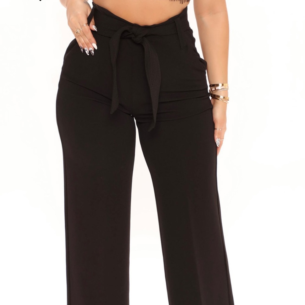 Fashion nova wide leg pants